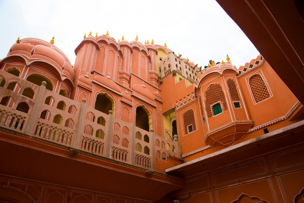 Inside View of Hawa Mahal Palace of the Winds, Jaipur, Rajasthan